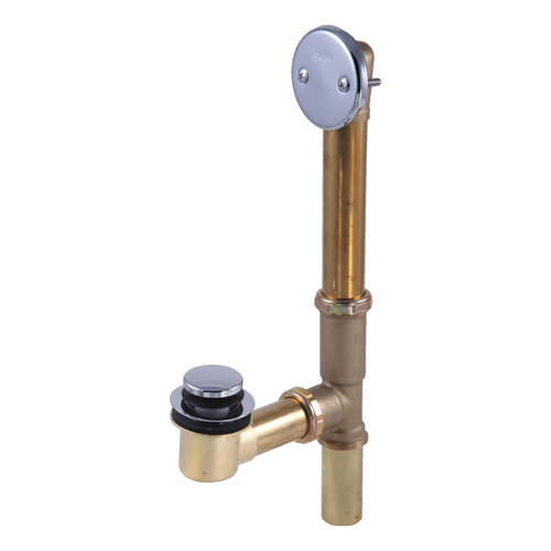 RP293 Delta 1.5" Leg Tub Drain with Overflow | Wayfair